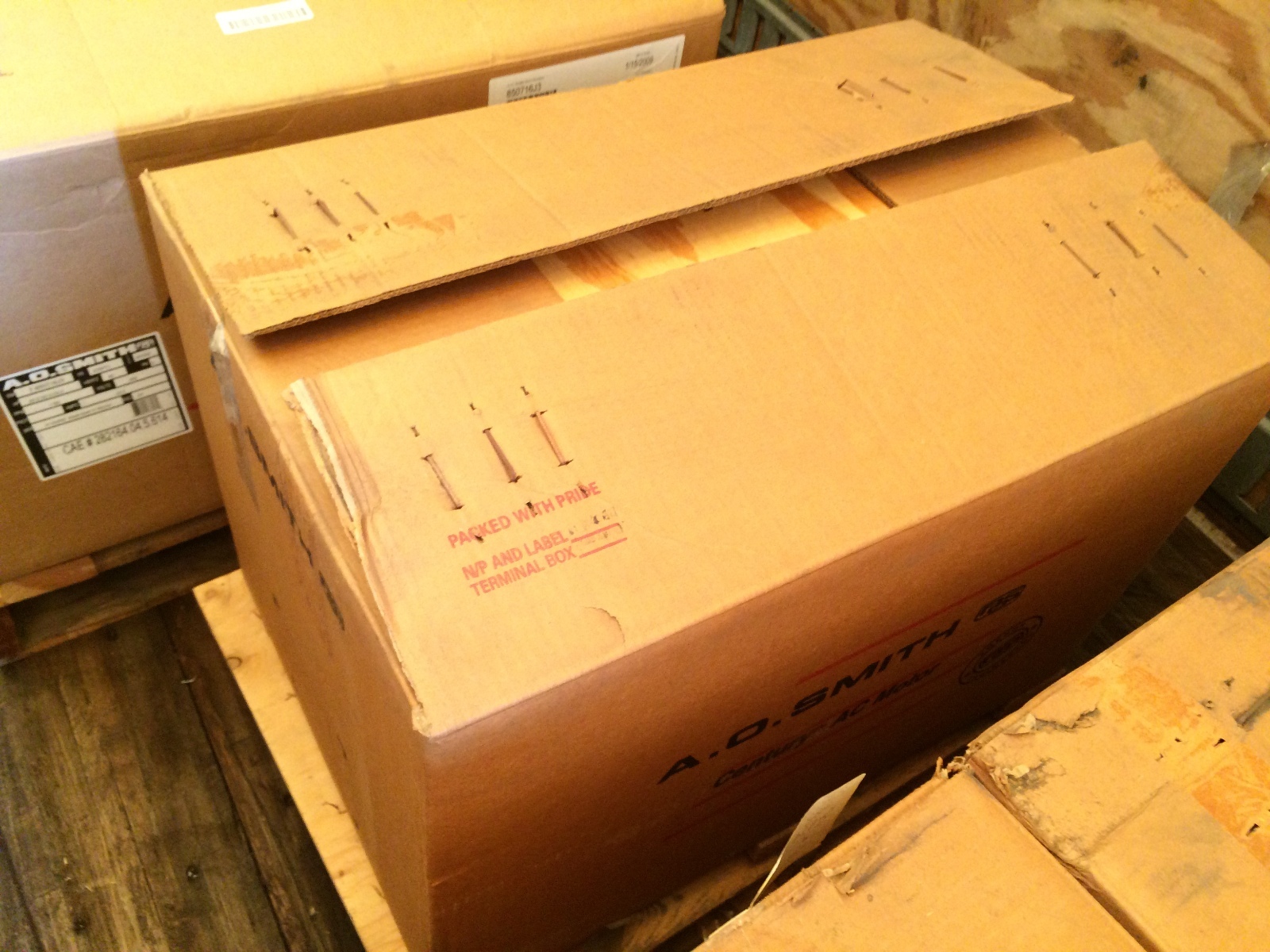 A.O. SMITH Avionic part number 7-364186-01-03, 10HP Electric motor