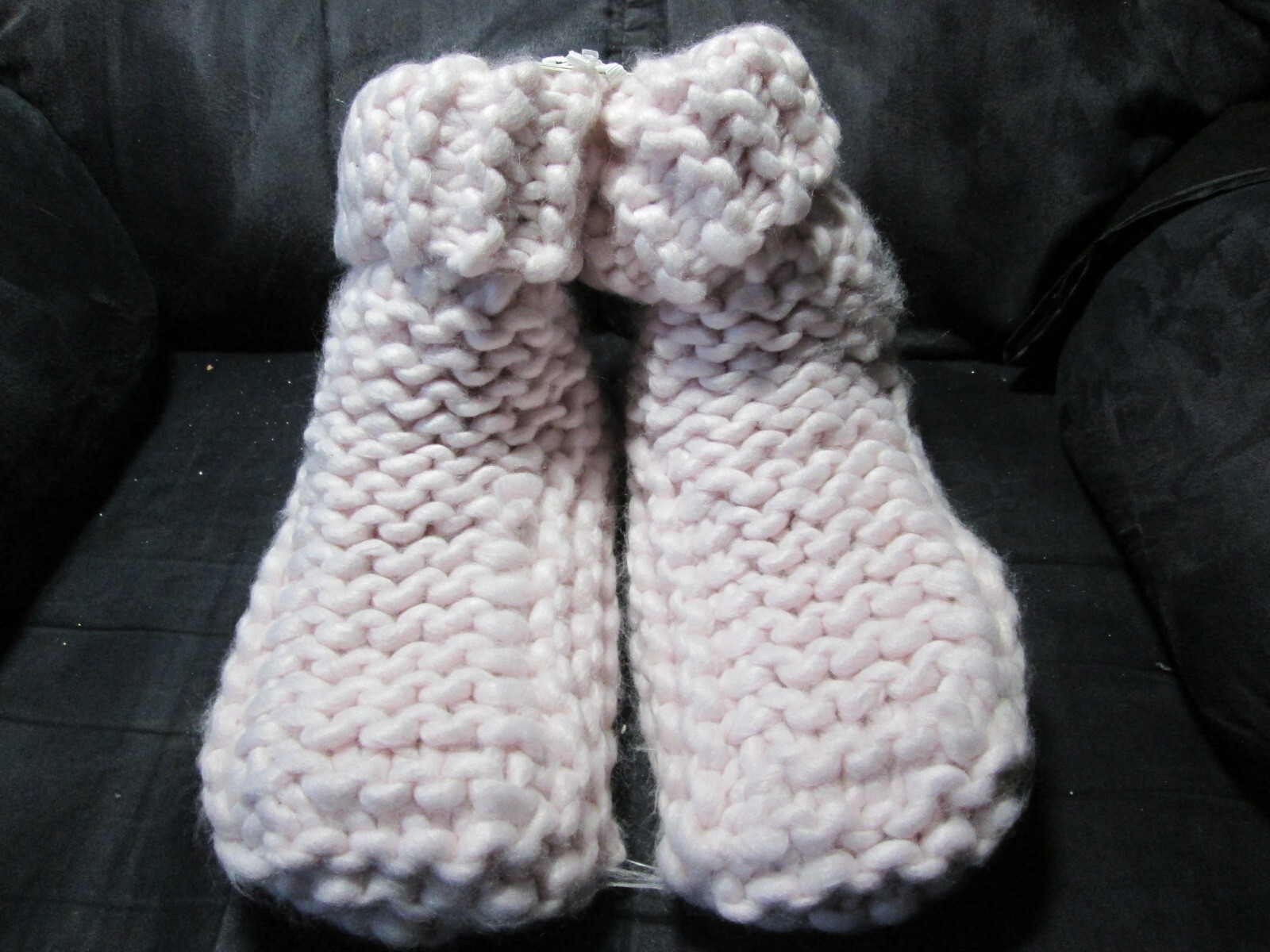 Pink Acrylic Knit Womens Medium-large  8-10 Nwt