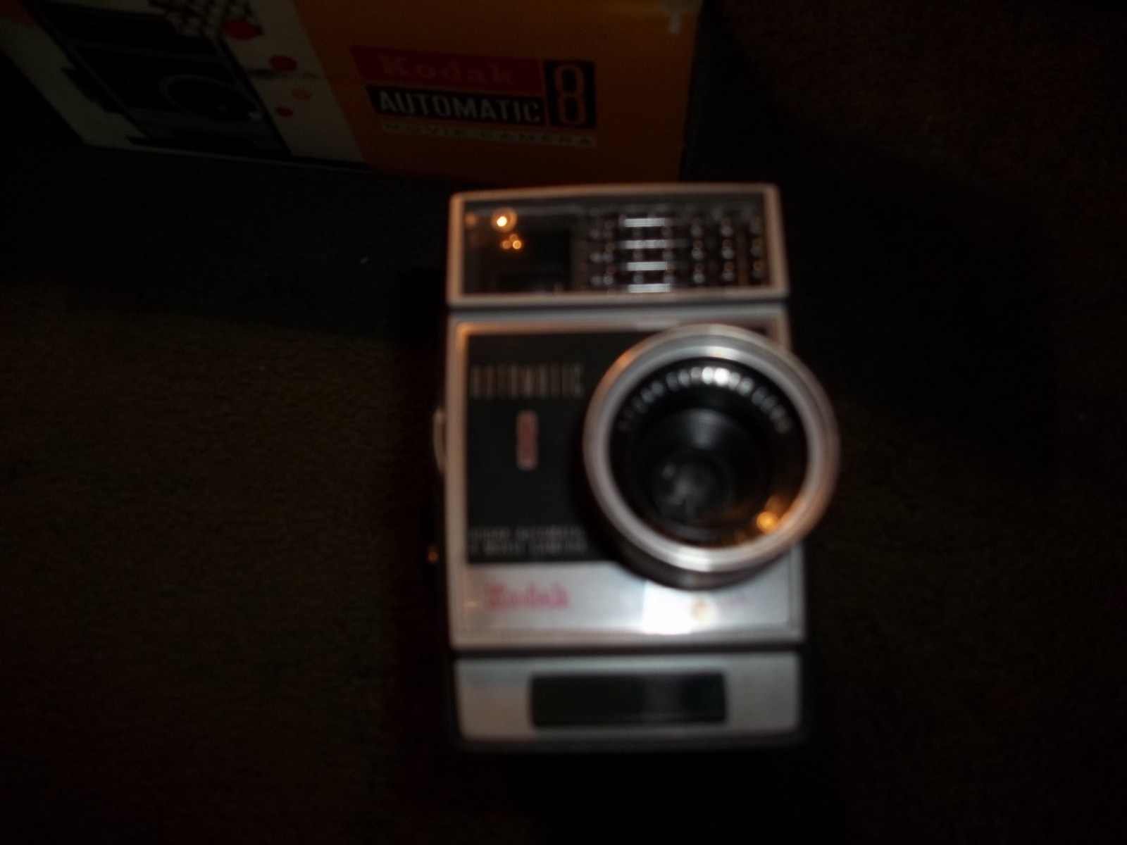 Vintage 1960's Kodak  Automatic 8 Movie Camera w/ Orig Box WORKS