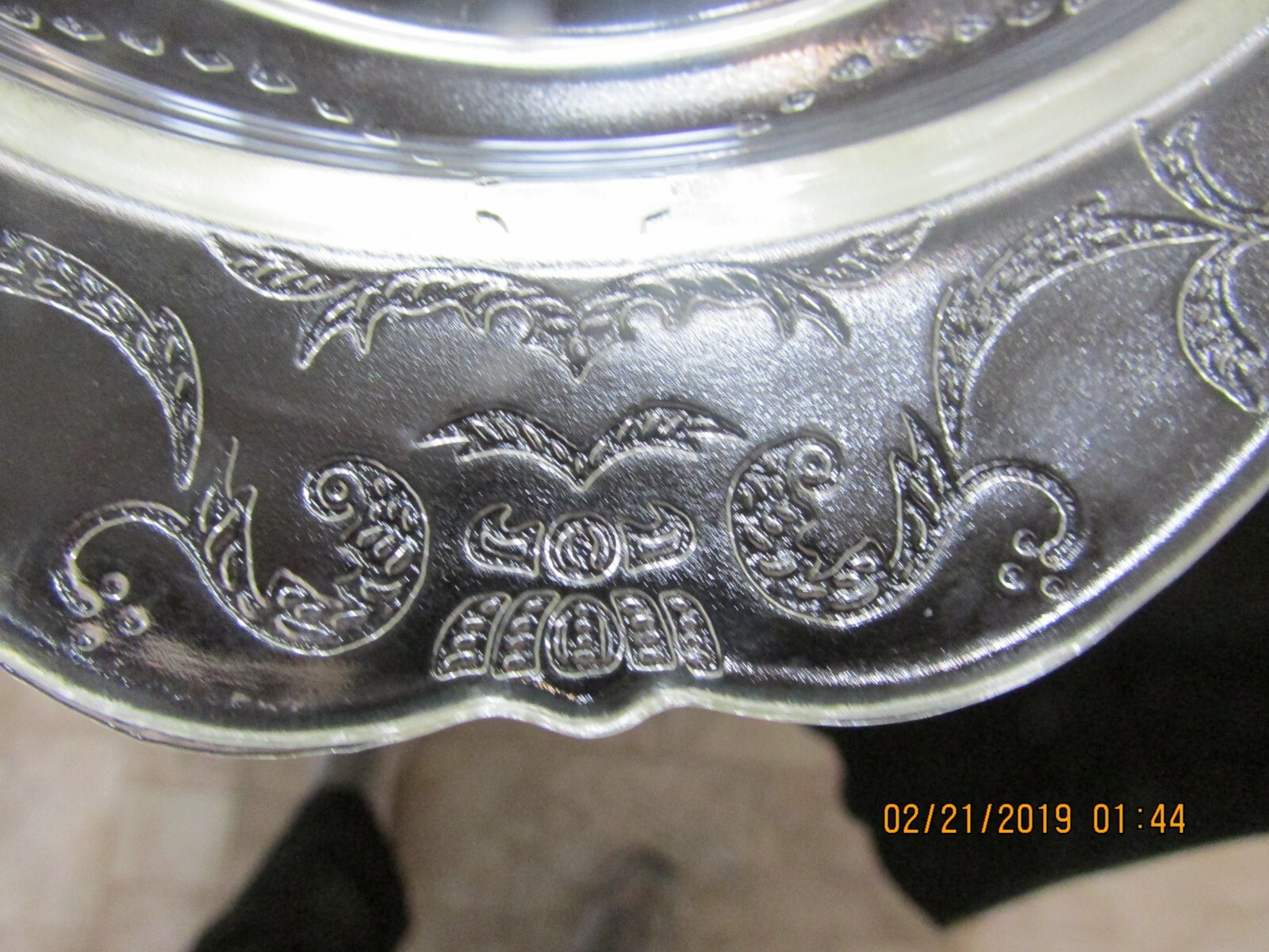 Vintage Cut Glass Dessert Plates