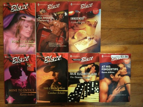 Lot of 23 Harlequin Blaze series paperbacks romance collection