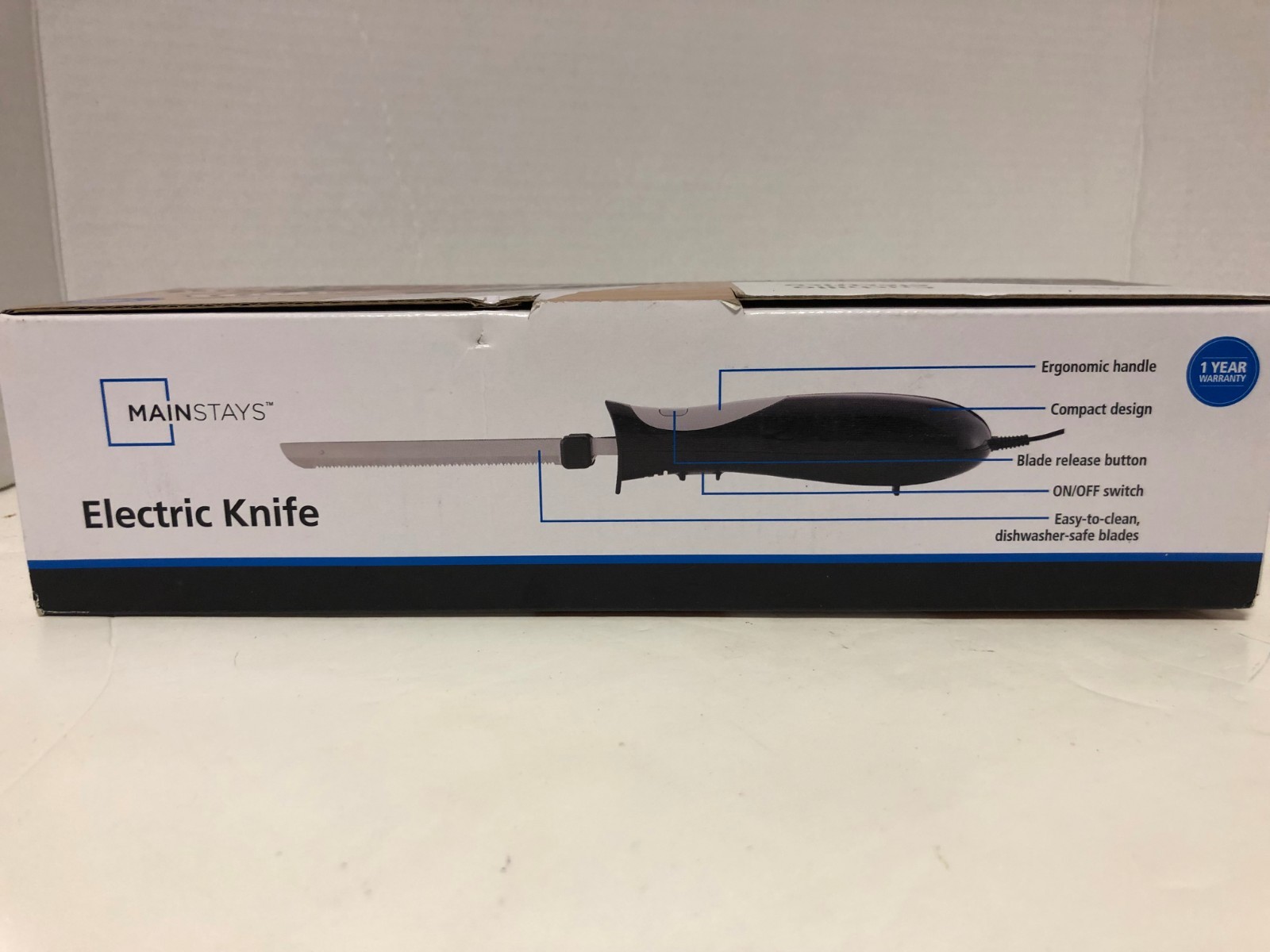 Mainstays Electric Kitchen Knife and Food Slicer NEW