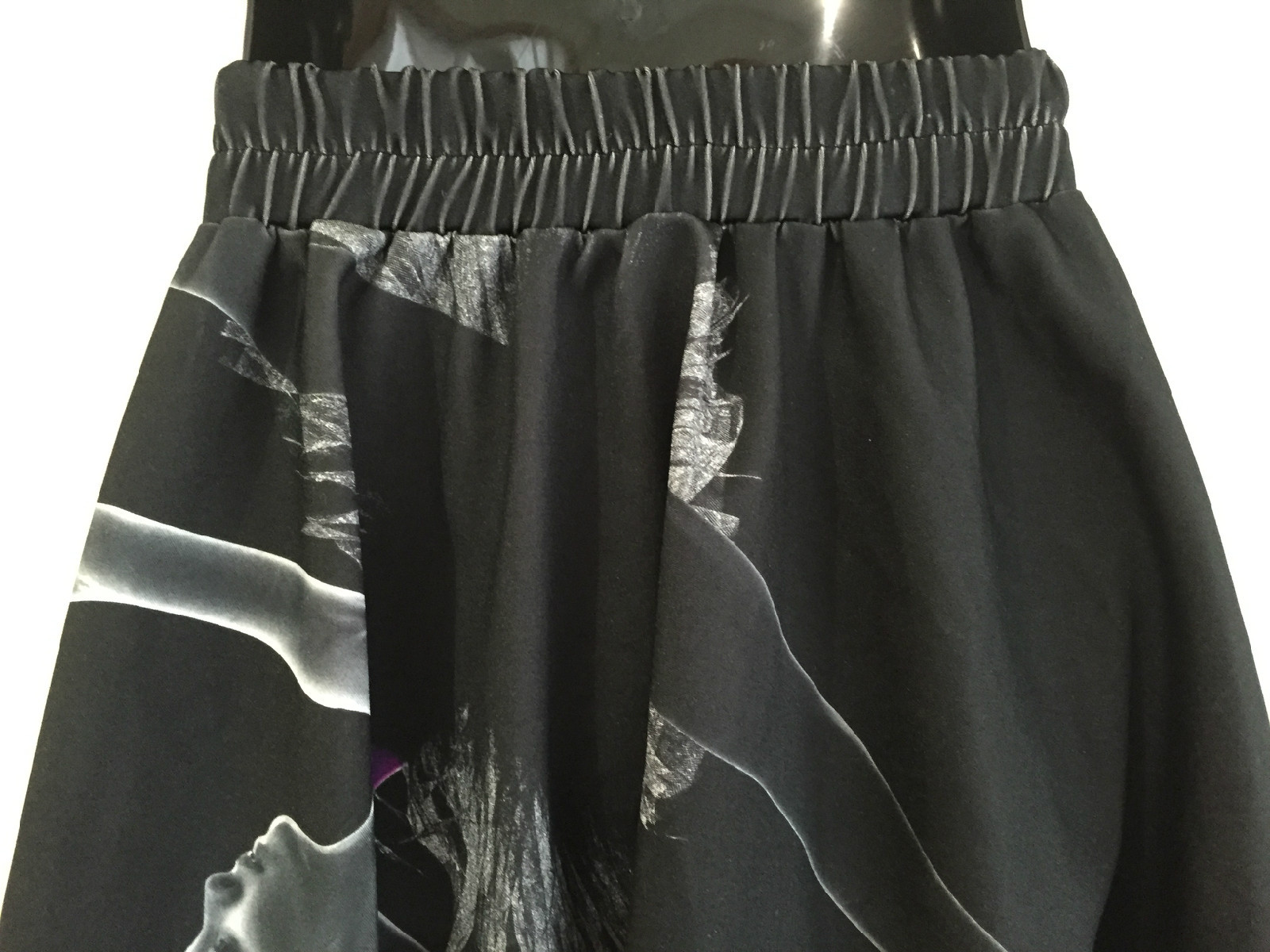 Zara Terez Skater Skirt Black w/White Gray Magenta Ballerina Girls' Size S NWT!