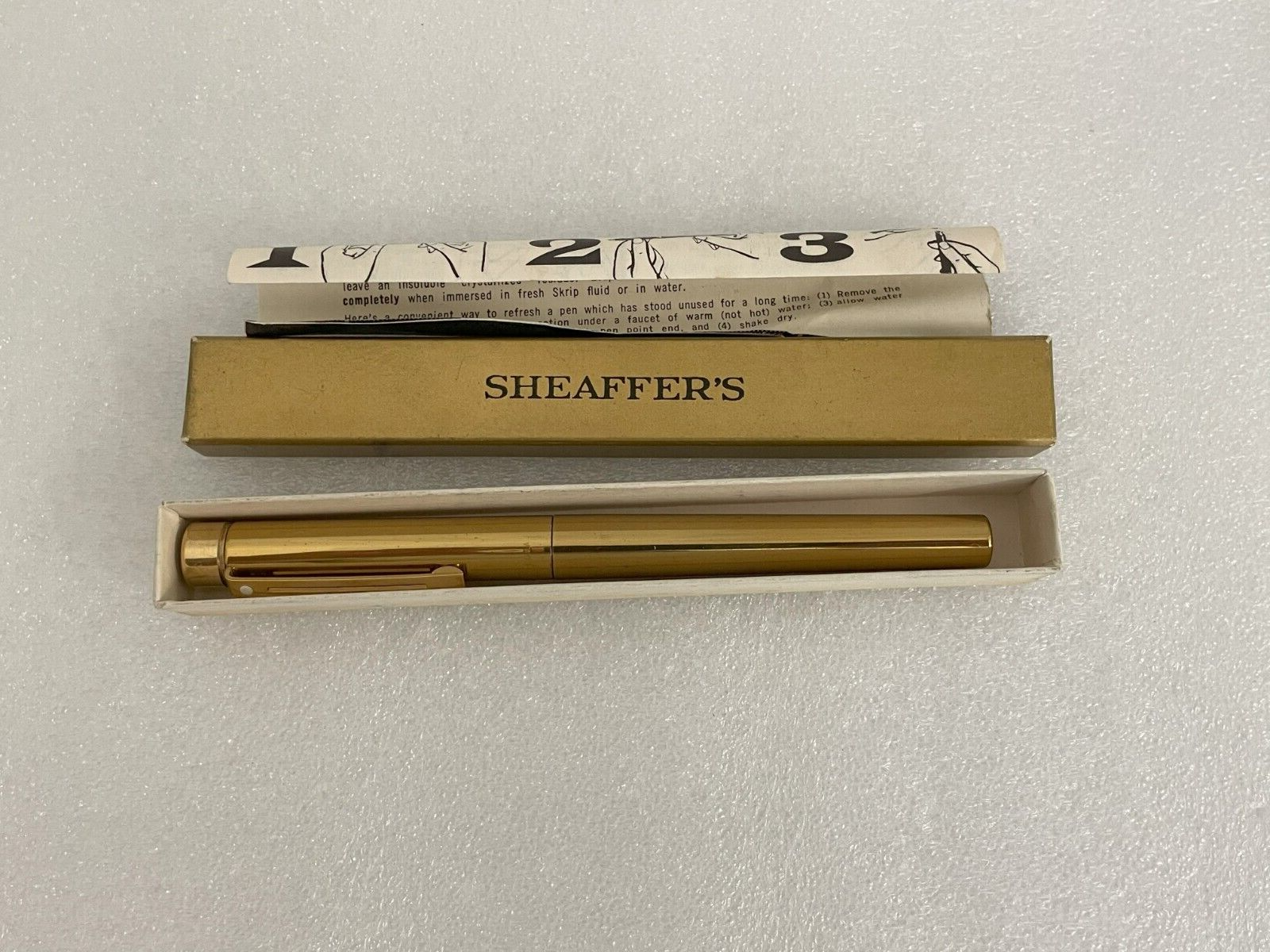 ヴィンテージ SHEAFFER Targa GOLD PLATED セット Sheaffer Targa Fountain Pen/Ballpoint Set, Gold Plated