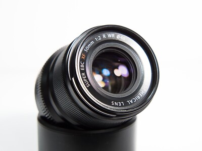 FUJIFILM Fuji Fujinon Super EBC XF 50mm F2 R WR Black Camera Lens