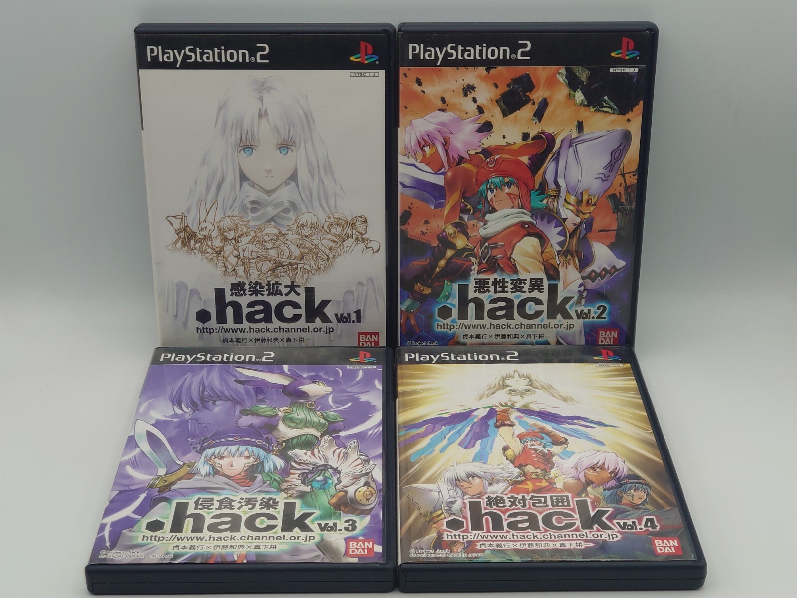PlayStation2 - 新品未開封 PS2 .hack Vol.1 Vol.2 Vol.3 Vol.4 PlayStation2 - 新品未開封 PS2 .hack Vol.1 Vol.2 Vol.3 Vol.4