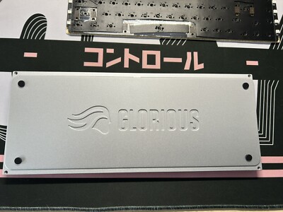 Glorious GMMK Pro Flexkit + Flex Cut PCB + Ewhite Top Frame Customized Keyboard