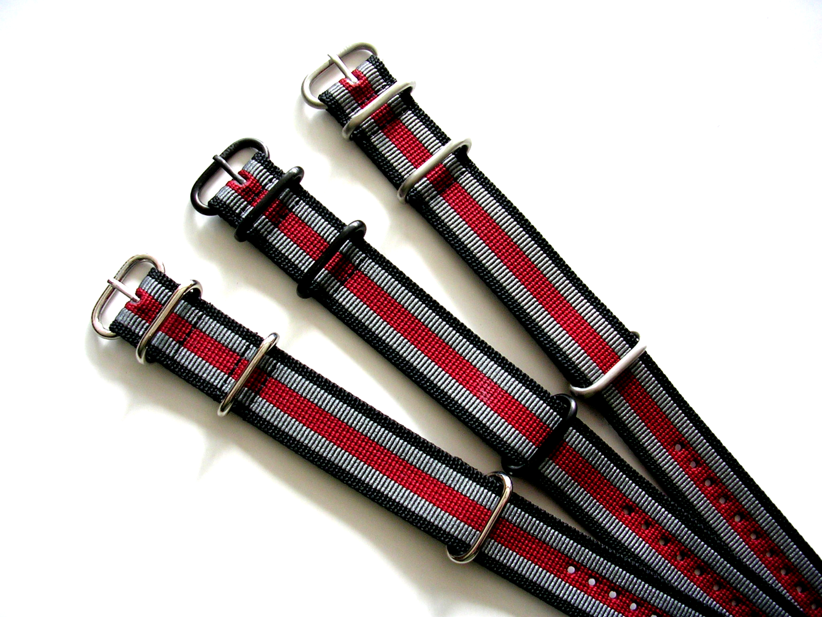 NATO G10 ® UTC HD Ballistic Nylon Military watchband strap Bond stripe IW SUISSE