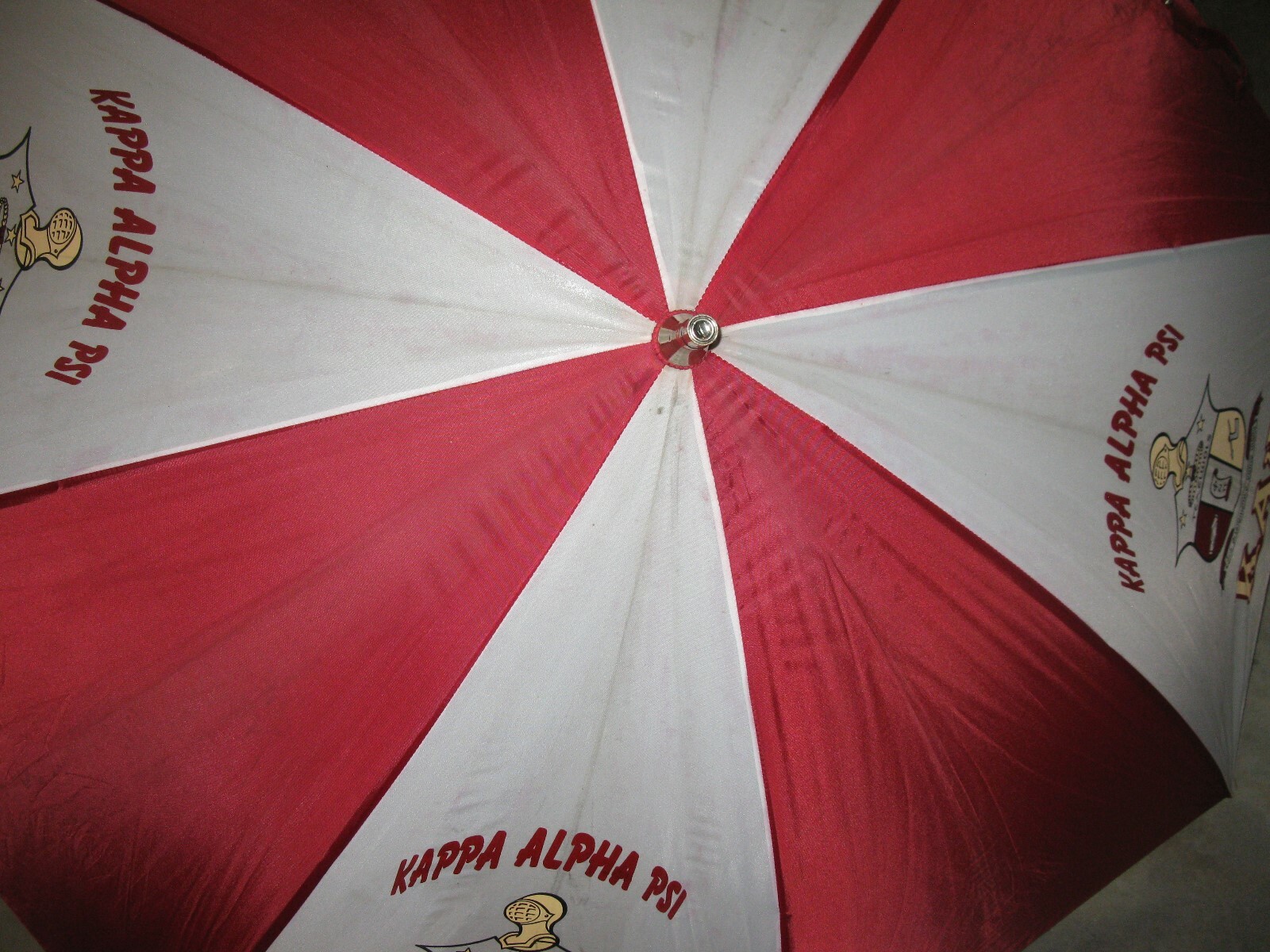 Kappa Alpha Psi  Jumbo Umbrella TOP TO BOTTOM OF HANDLE MEASURES 37 1/2