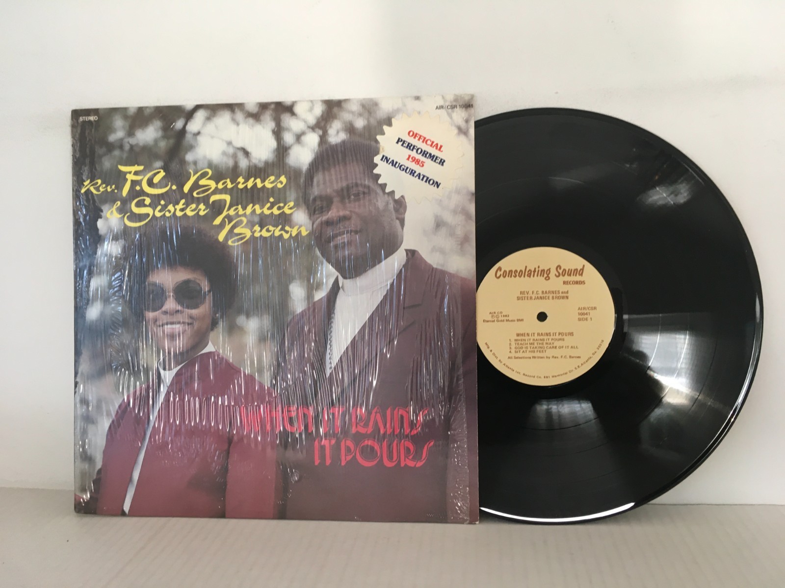 Rev. F.C. Barnes & Sister Janice Brown - When It Rains It Pours