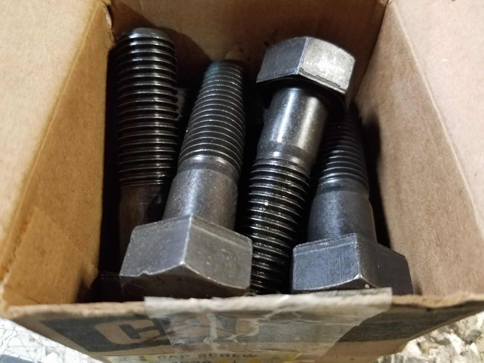 1 BOX OF 10 SCREWS CATERPILLAR 1D-4628 1D4628 - Picture 1 of 3