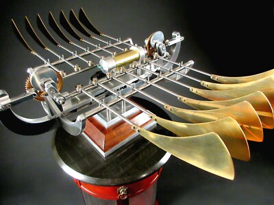 Greg Stirling - Kinetic Sculpture - Viking Ship - 001