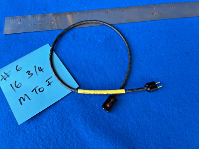 Pilot Flight Helmet Oxygen Mask Mic ext cable 16.75'' Male to Female U-173/U Plug