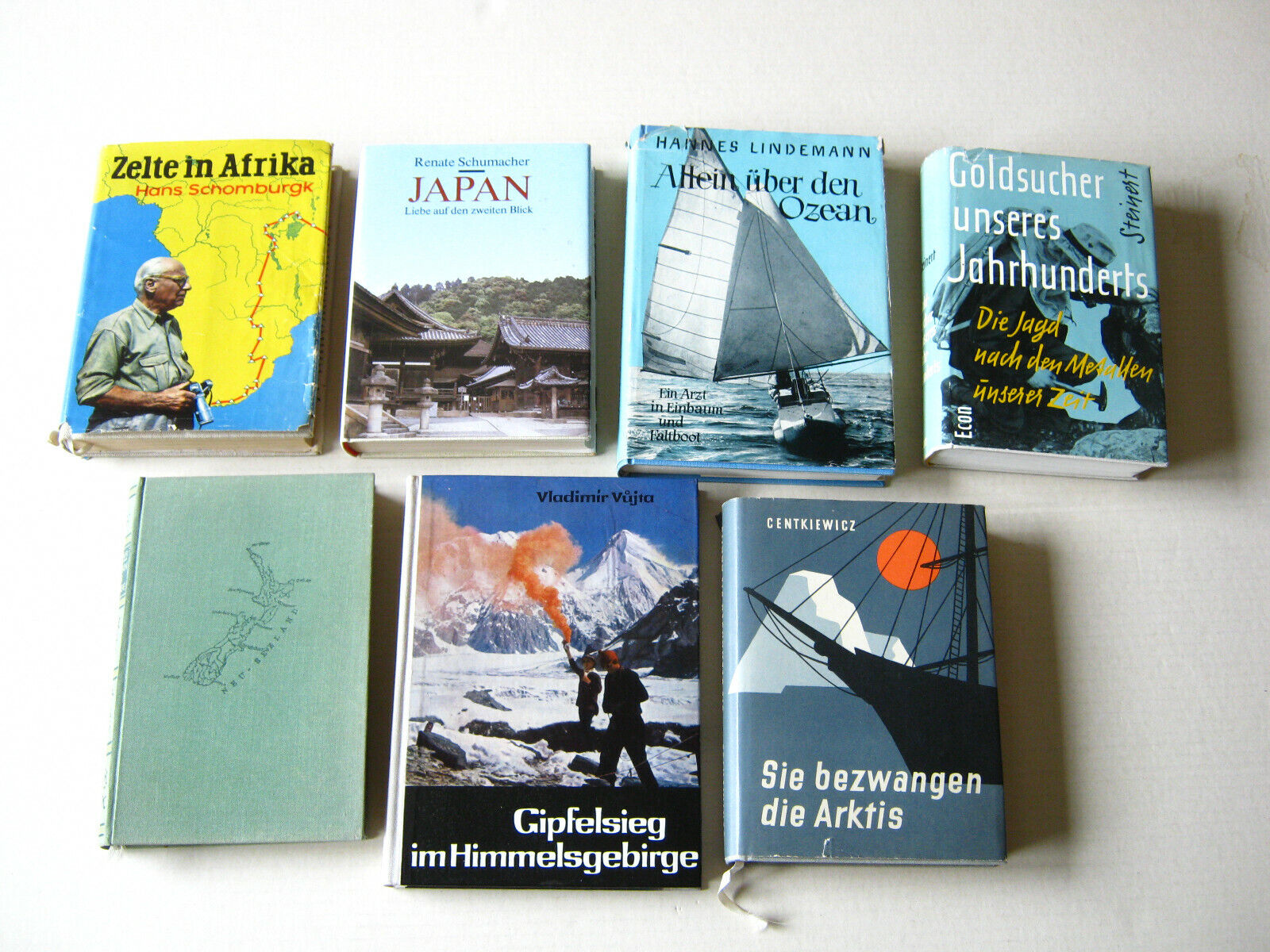 7 x Abenteuer_Reiseberichte_Erlebnisse_Landeskunde # Bücherpaket viele DDR