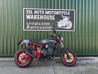 Triumph Daytona 900 CRK Custom Show Bike built by JWA Motorcyles Cafe Racer Kit