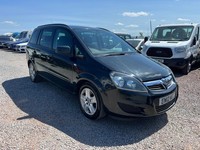 2012 Vauxhall Zafira 1.8i Exclusiv 5dr 7SEATS MPV Petrol Manual