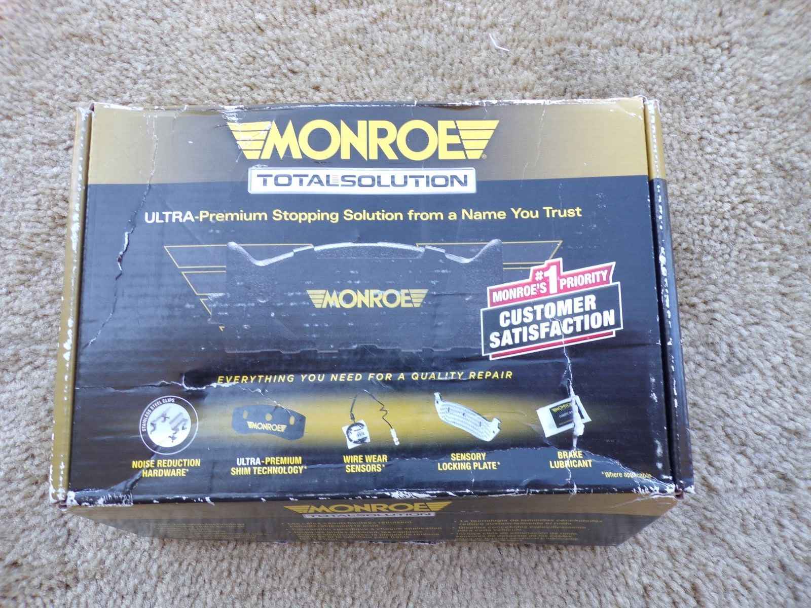 Monroe brake pads cx1267; gBB