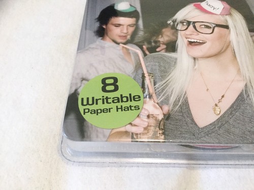 GAMA GO Awesome Party Hats 8 Multicolor Paper Party Hats New In Package