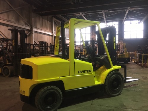 Hyster 10,000 Lb Solid Pneumatic Forklift Gasoline Only