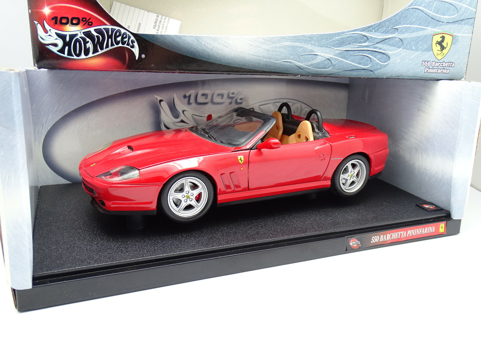 Hot Wheels 1/18 - Ferrari 550 Barchetta Pininfarina Rouge | eBay Hot Wheels 1/18 - Ferrari 550 Barchetta Pininfarina Rouge | eBay