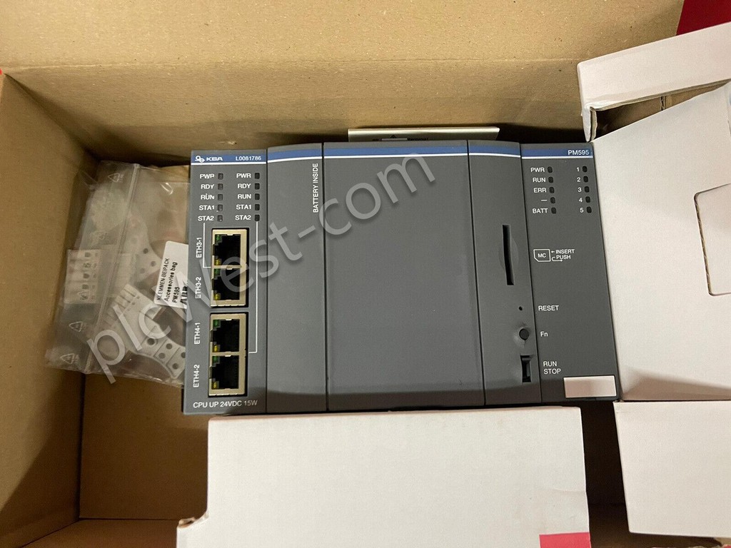 ABB KBA PM595 L0081786 PM595-4ETH-F 1SAP155500R3379 PLC CPU — 3