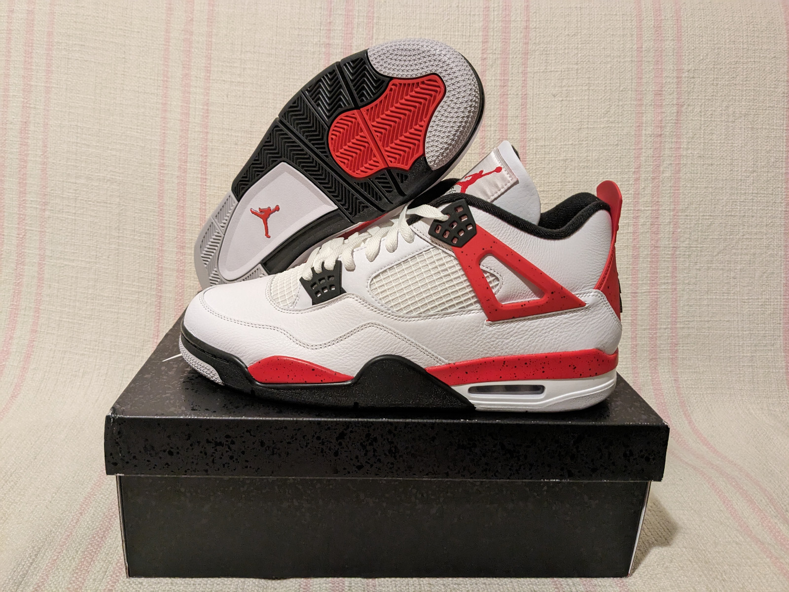 Air Jordan 4 Retro White Black Red Cement AJIV DH6927 161 Air Jordan 4 Retro White Black Red Cement AJIV DH6927 161