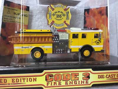 UNOPENED! Code 3 Seagrave HONOLULU FIRE DEPT. H.F.D.  Engine 5/Pumper No. 02454