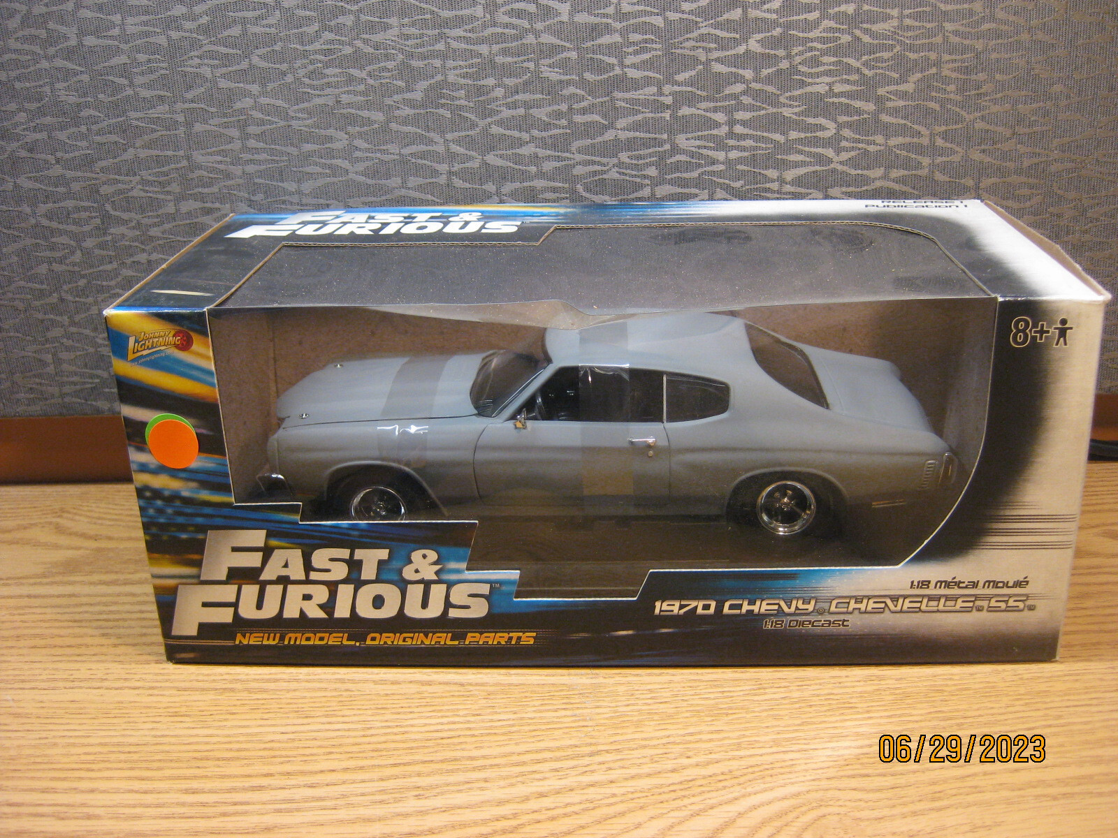 No82 ミニカー1/18箱あり1970 CHEVELLE SS ACME 1/18 - CHEVROLET Chevelle SS Sunkist - 1970 - Five Diecast