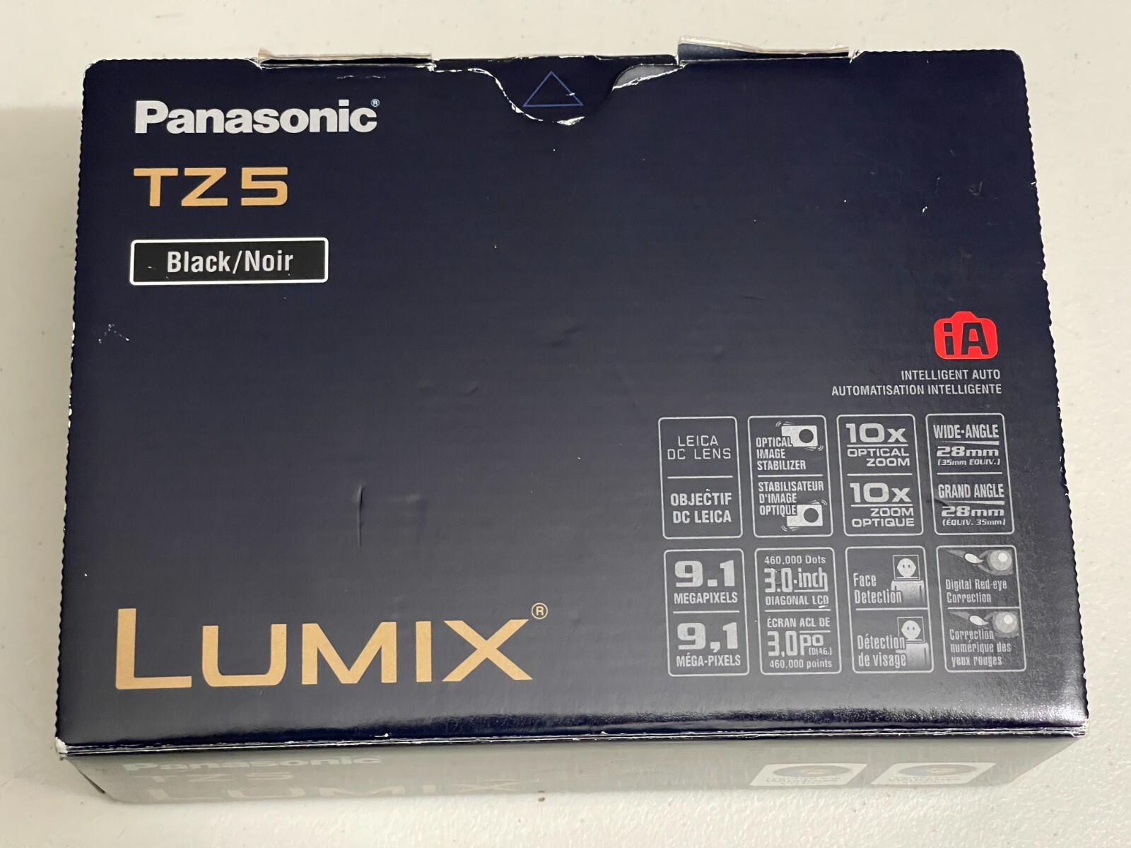 Panasonic LUMIX DMC-TZ5 9.1MP Digital Camera 10x Image