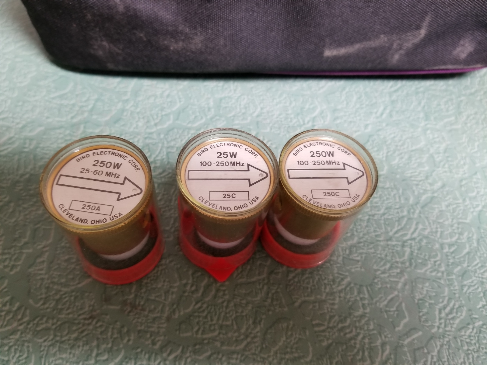Bird 43 Thruline Watt Meter With Three Elements and Case and Manual
