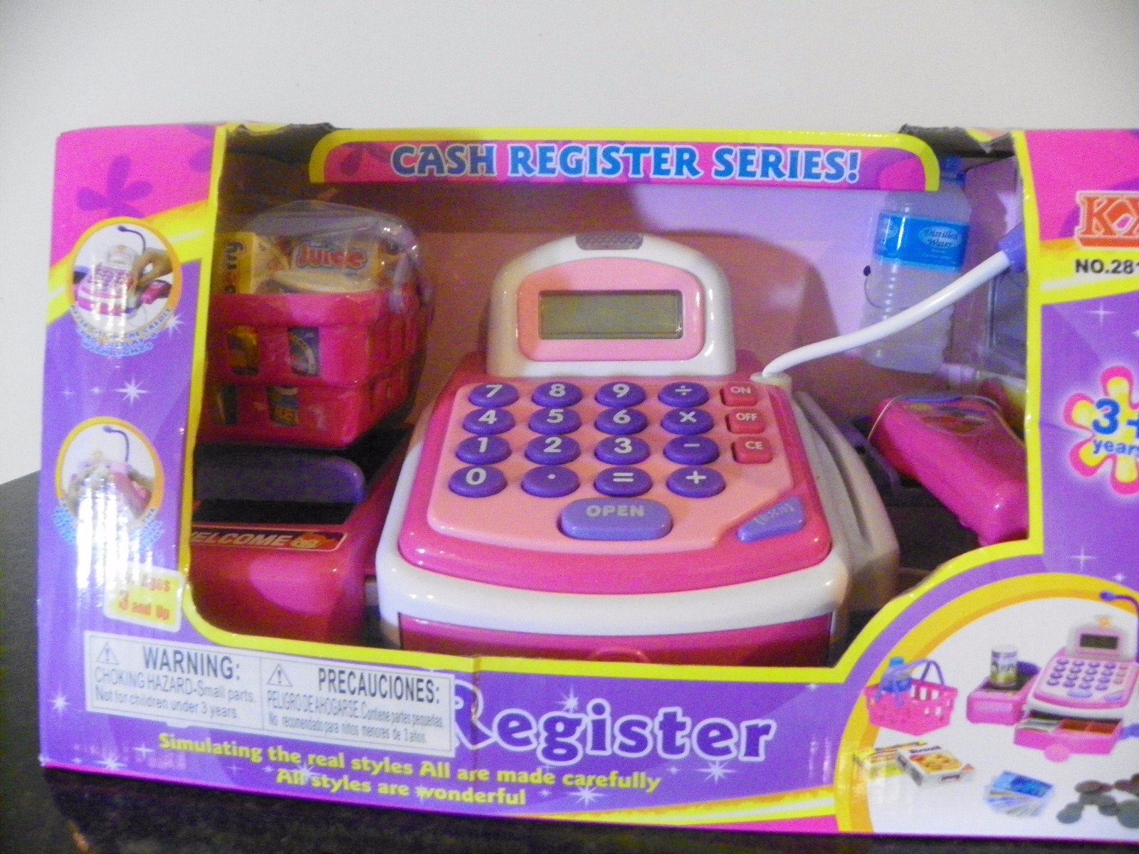 KX My Cash Register Pretend Play Battery Operated Toy Cash Register