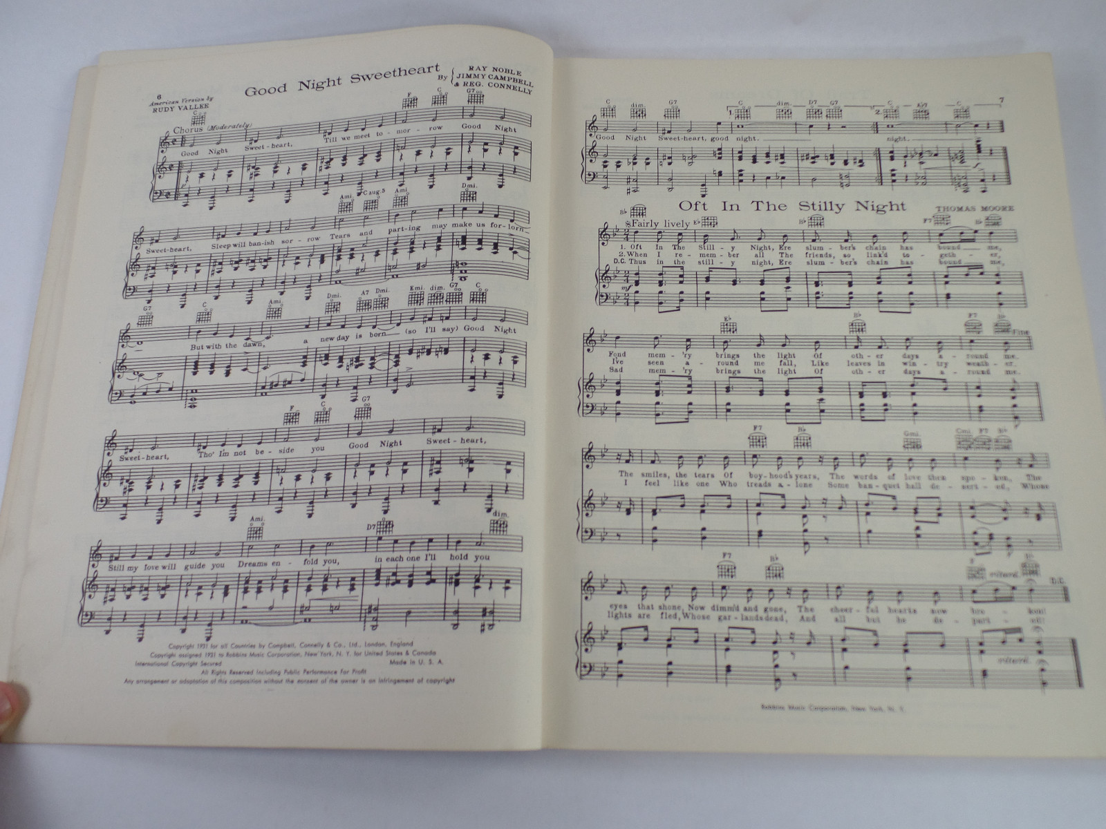 Robbins Mammoth World Famous Songs No. 2 Sheet Music Book