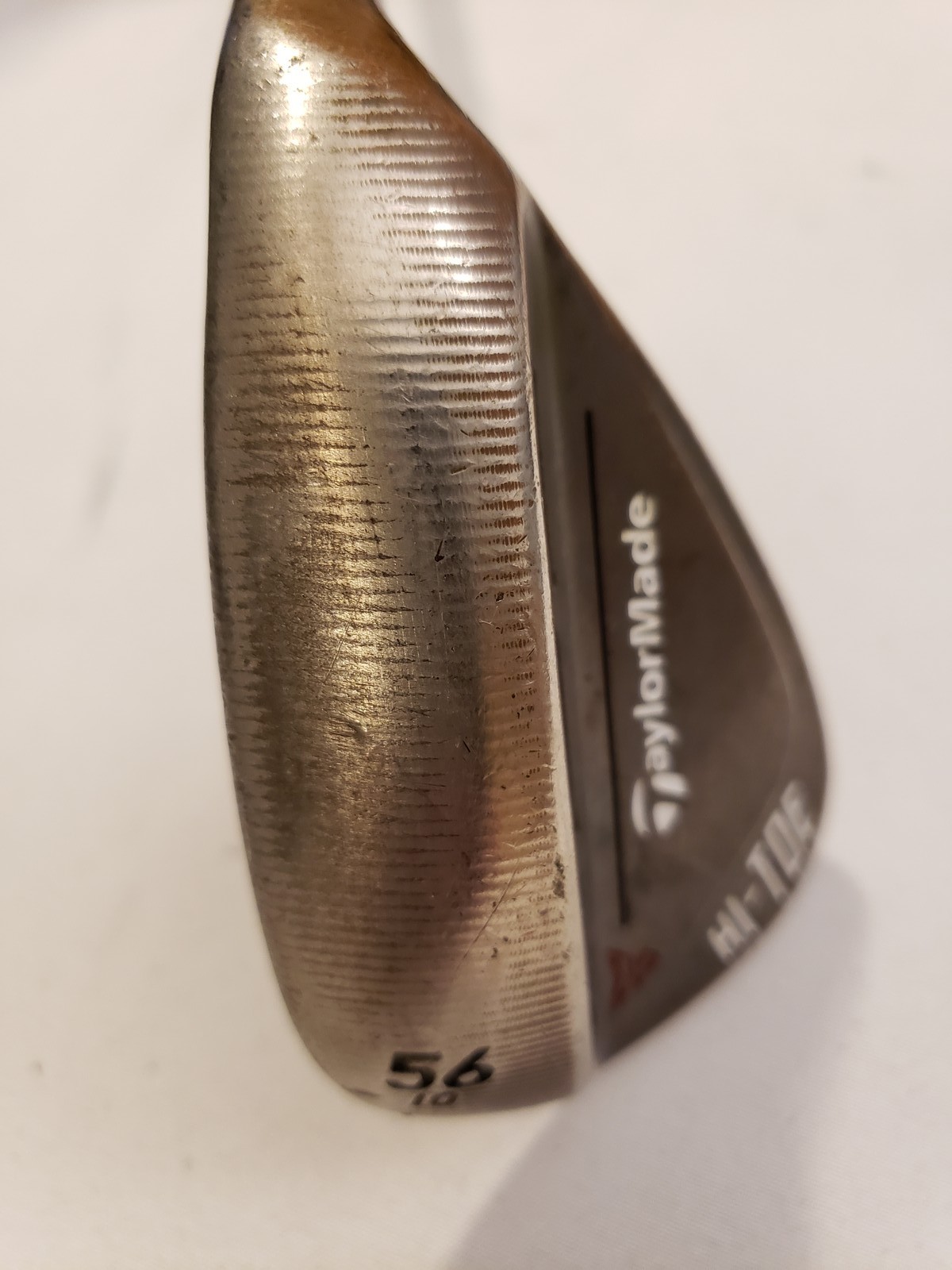 Used TaylorMade Hi-Toe Sandwedge 56* 10* B- KBS Hi-Rev 2.0 120 Full Face Grooves