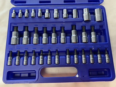 Vim Tools  33 PC. Torx Master Set T10 - T60, E4 - E20, BitS SOCKET INCOMPLETE