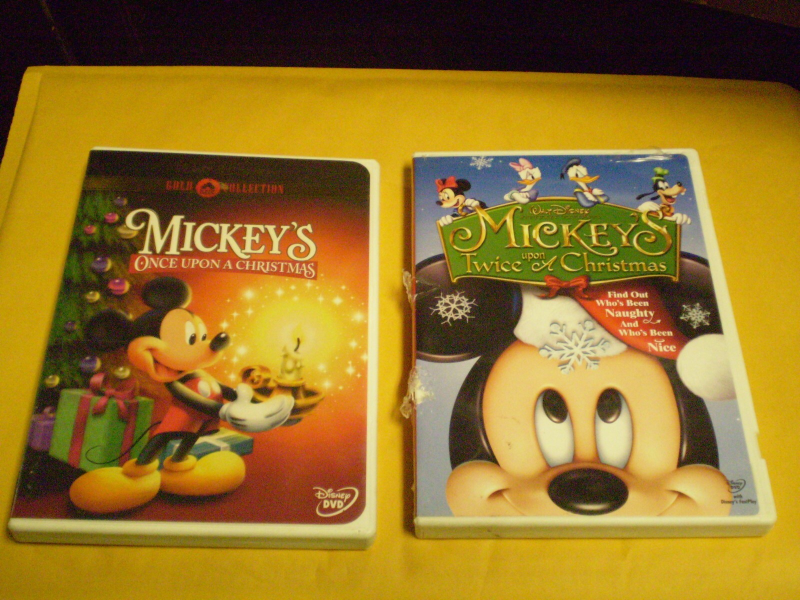 2) Disney Mickey's Christmas Children's DVD Lot: Mickey's