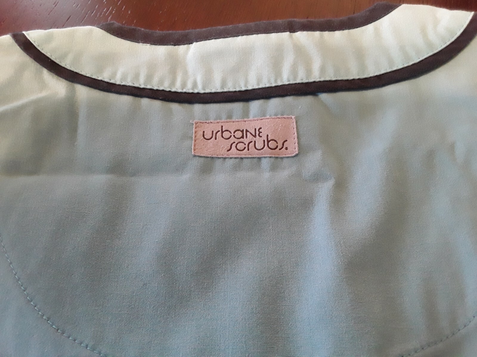 Urbane Scrubs  2 Tops Med Glacier/Navy Trim & Gray/Pink Trim 1 Pants XS Glacier