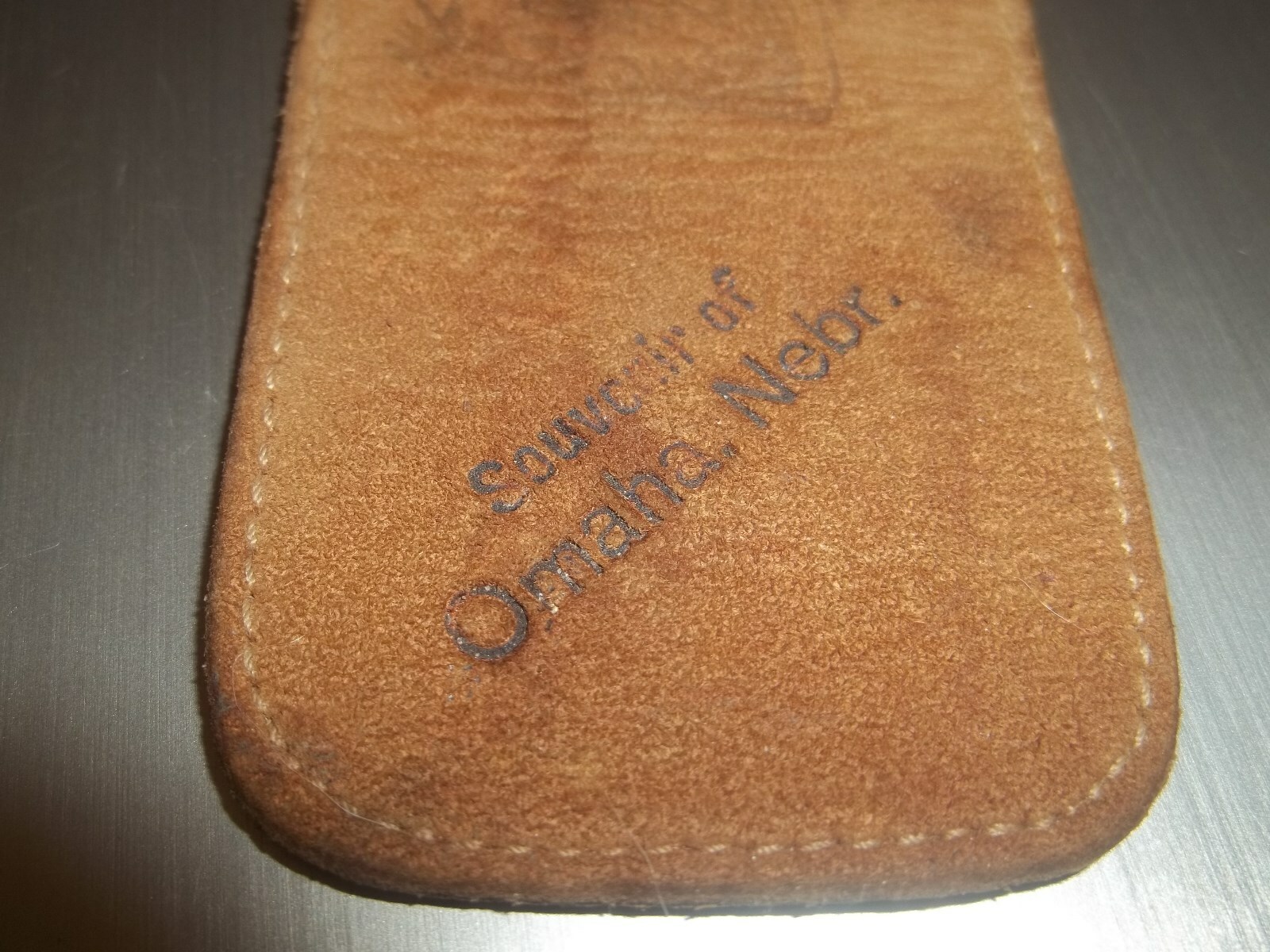 OLD LEATHER SCHOOL PENCIL POUCH