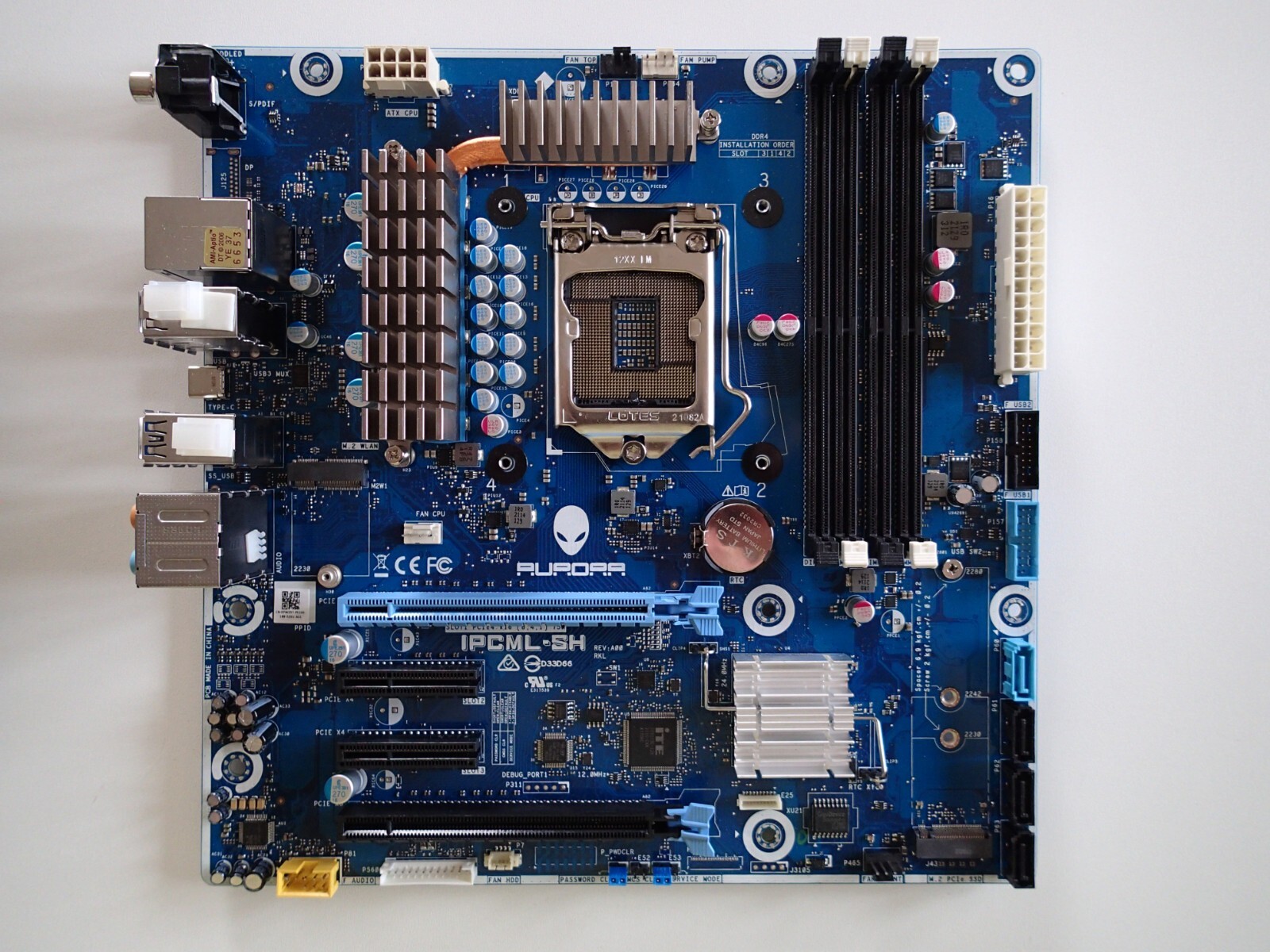 Купить плату lga 1700. Dell Alienware Aurora r12. Материнская плата LGA 1200.