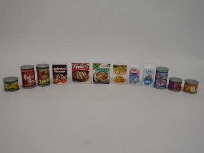 Gloria Doll House Furniture/ (9502-1, 9502-2, 9502-3) Play Foods & Utensil Set