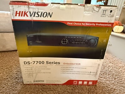 Hikvision Embedded NVR DS-7700 Series DS-7716NI-I4/16P Open Box