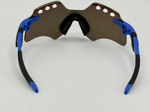 Pre-owned Oakley Space Encoder Sunglasses Blue Frames 24k Prizm Lenses Only 940 Made In Gold