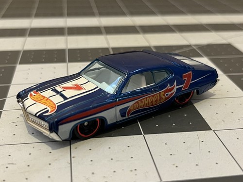 2011 Mattel Hot Wheels 70 Ford Torino HW Racing 12 Number 7