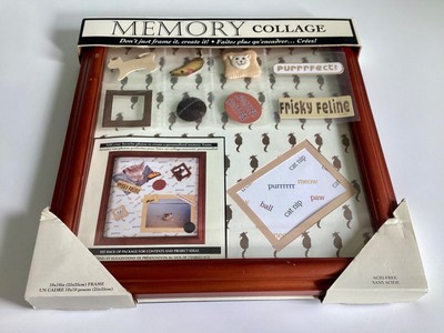 Cat Collage Memory Memorial Photo Frame - Create Your Own - 10  x 10  Wood - 3D