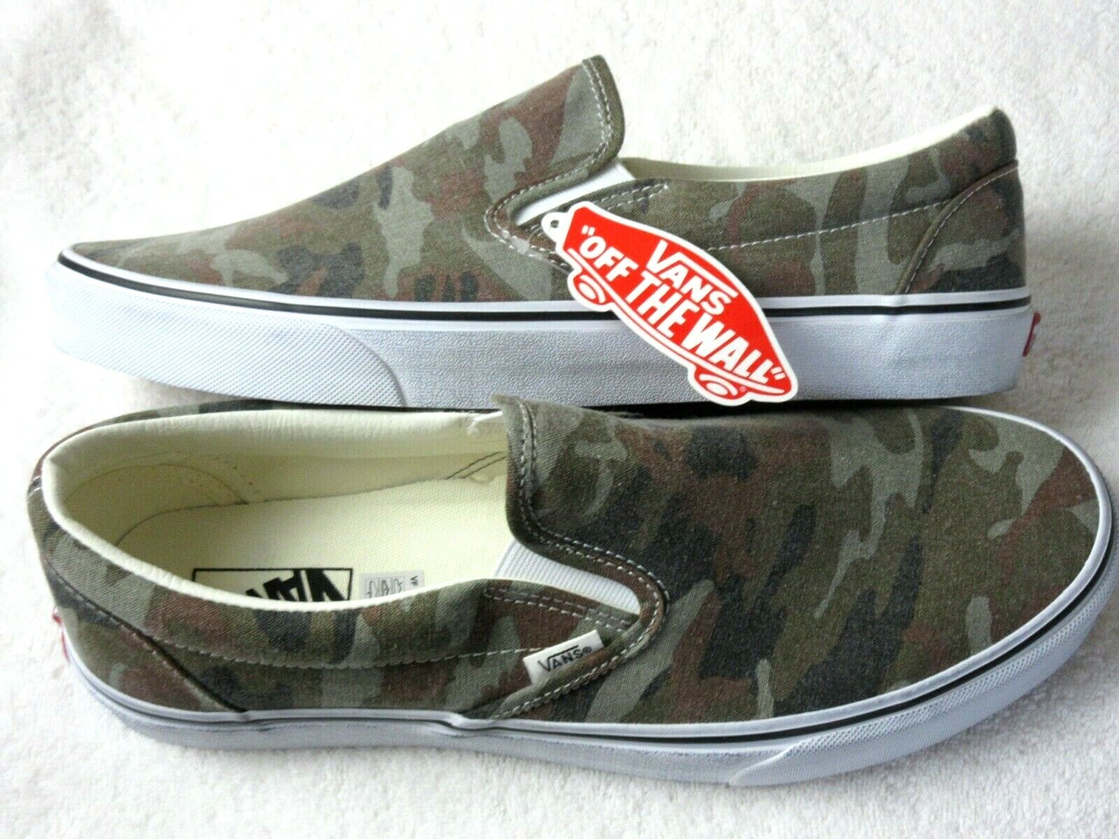 mens camo slip on vans