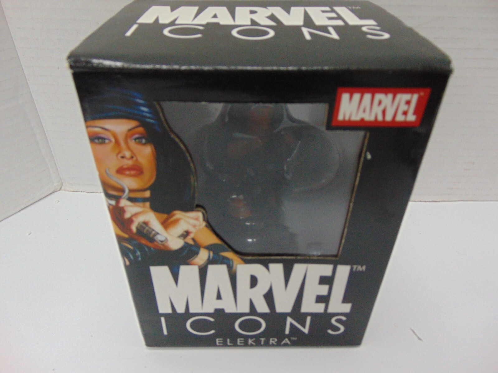 ✿ ELEKTRA MINI-BUST / MARVEL Elektra Marvel Icons mini Bust Black VARIANT limited run