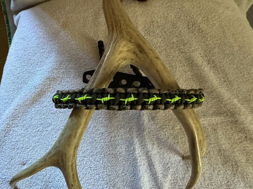 Custom Made Bow Wrist Sling Camo,OD Green And Neon Green