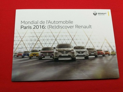 RENAULT Pressemappe Prospekt Paris 2016 auf USB Talisman Koleos Scenic Zoe Espac