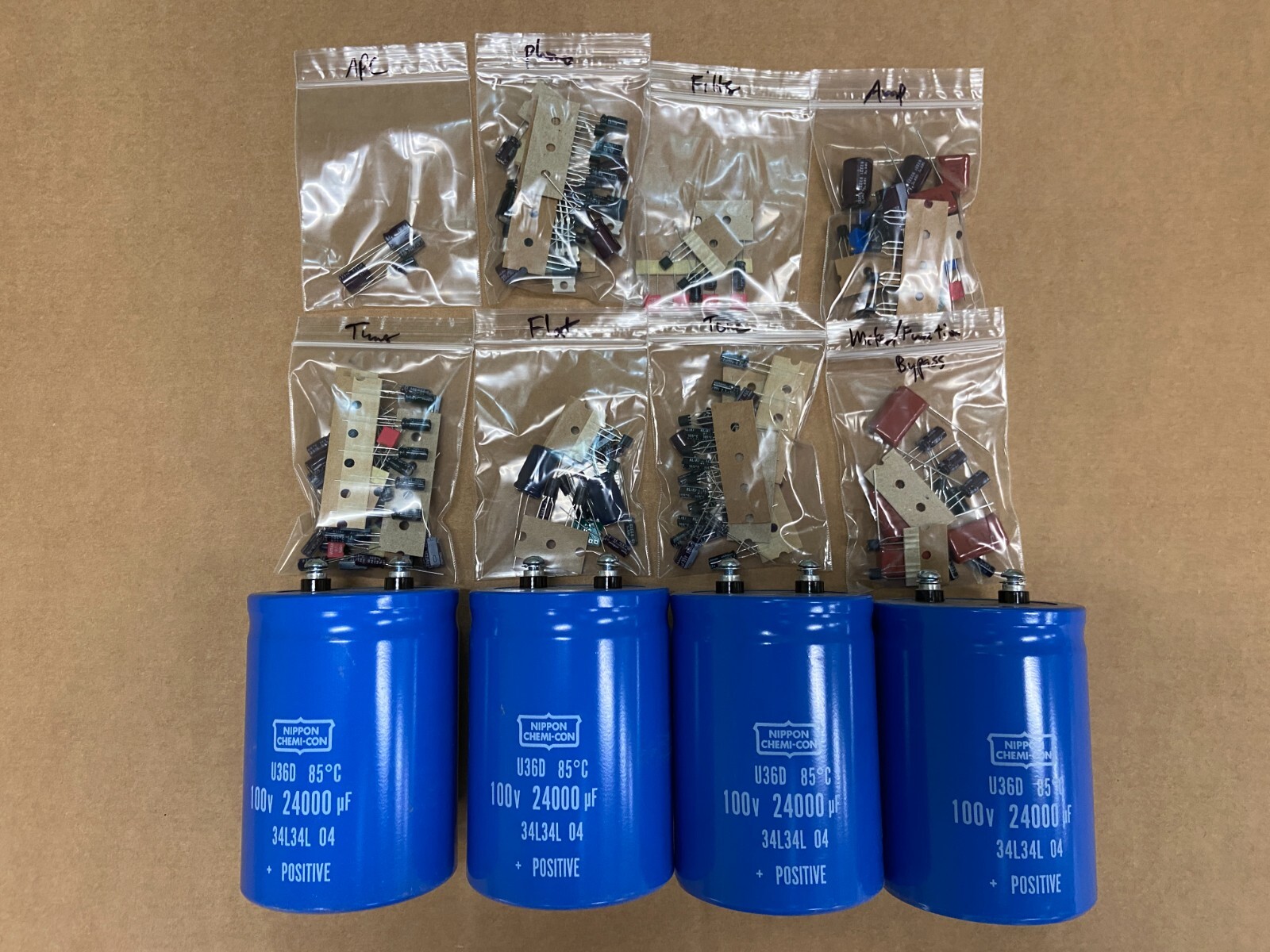 Pioneer SX-1980 COMPLETE Rebuild Kit Recap Transistors Main