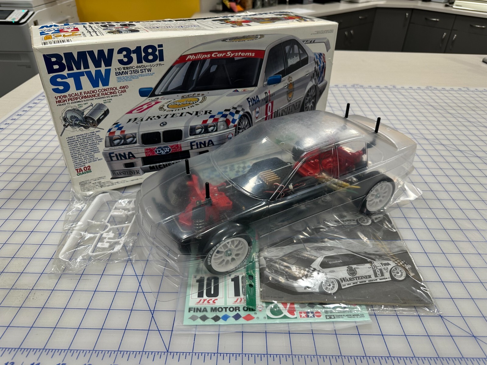 タミヤ TAMIYA BMW 318i STW TA-02 シャーシ1/10 Tamiya 58171 TA02 BMW 318i STW with CPR P-160F Dyna-Run
