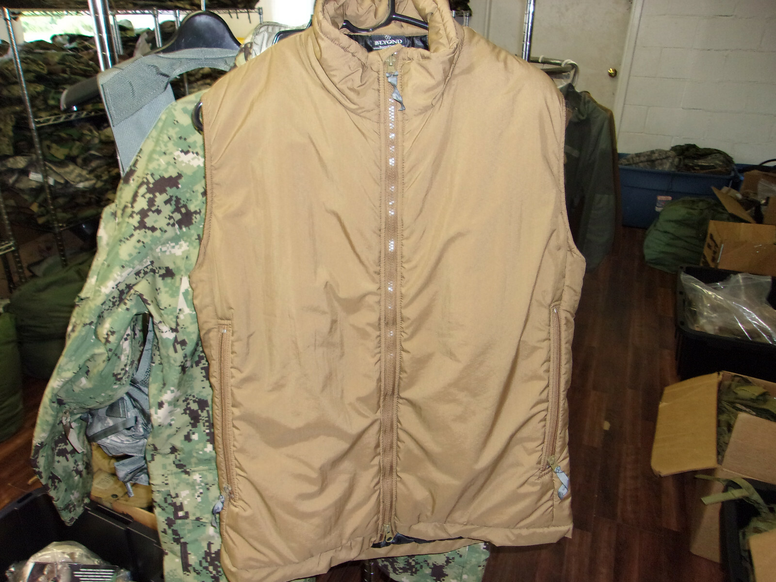 BEYOND CLOTHING PCU Level 7 VEST XX-LARGE REG. COYOTE BROWN